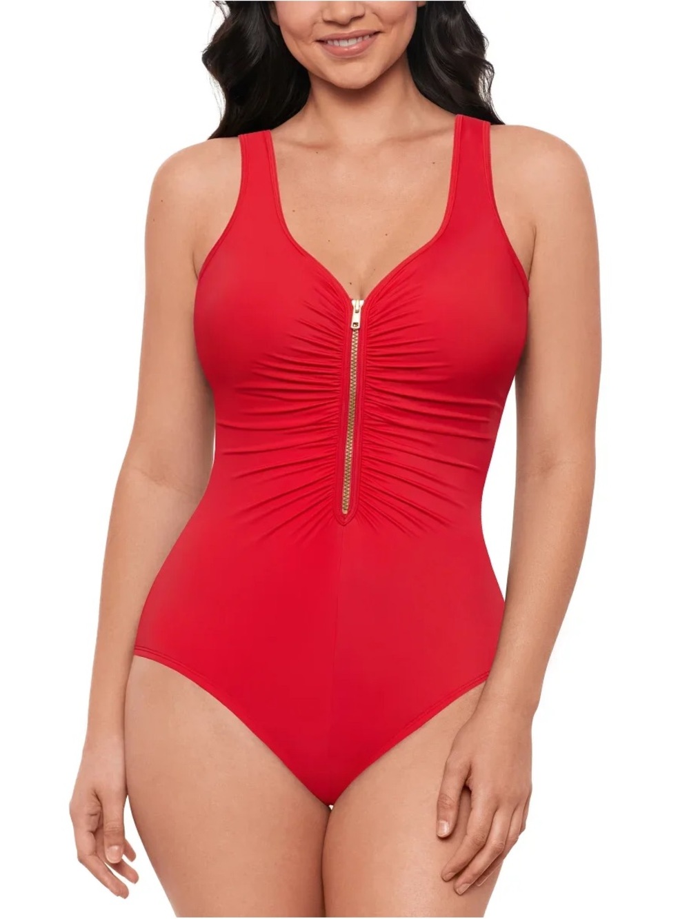 MIRADONNA BY MIRACLESUIT Women's One Piece Swimsuit size 18 NWT & hygienic Liner